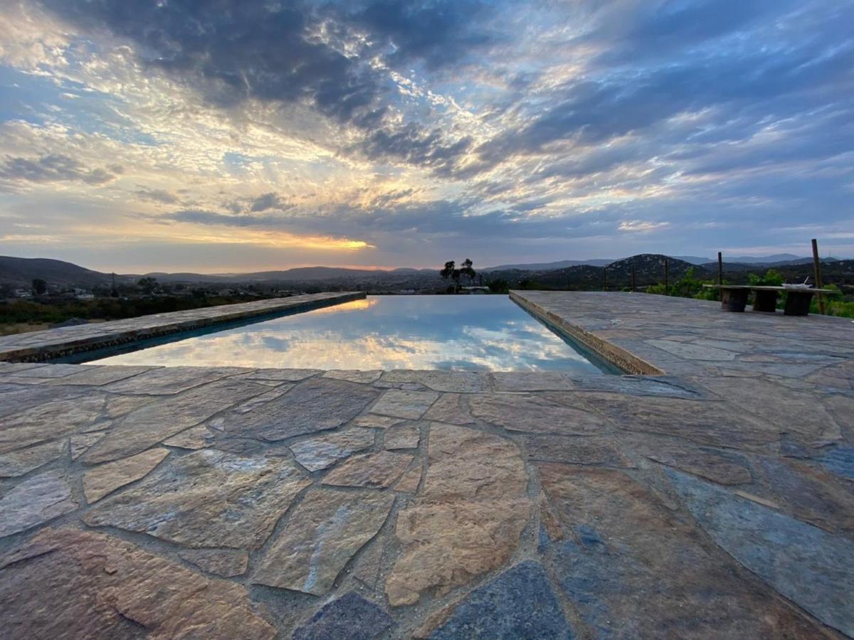 Chalet Nativo - Fabulous Terrace & Vineyard Valle de Guadalupe Bagian luar foto