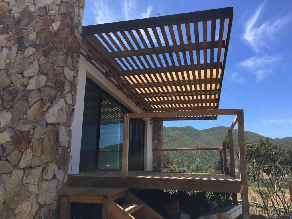 Chalet Nativo - Fabulous Terrace & Vineyard Valle de Guadalupe Bagian luar foto