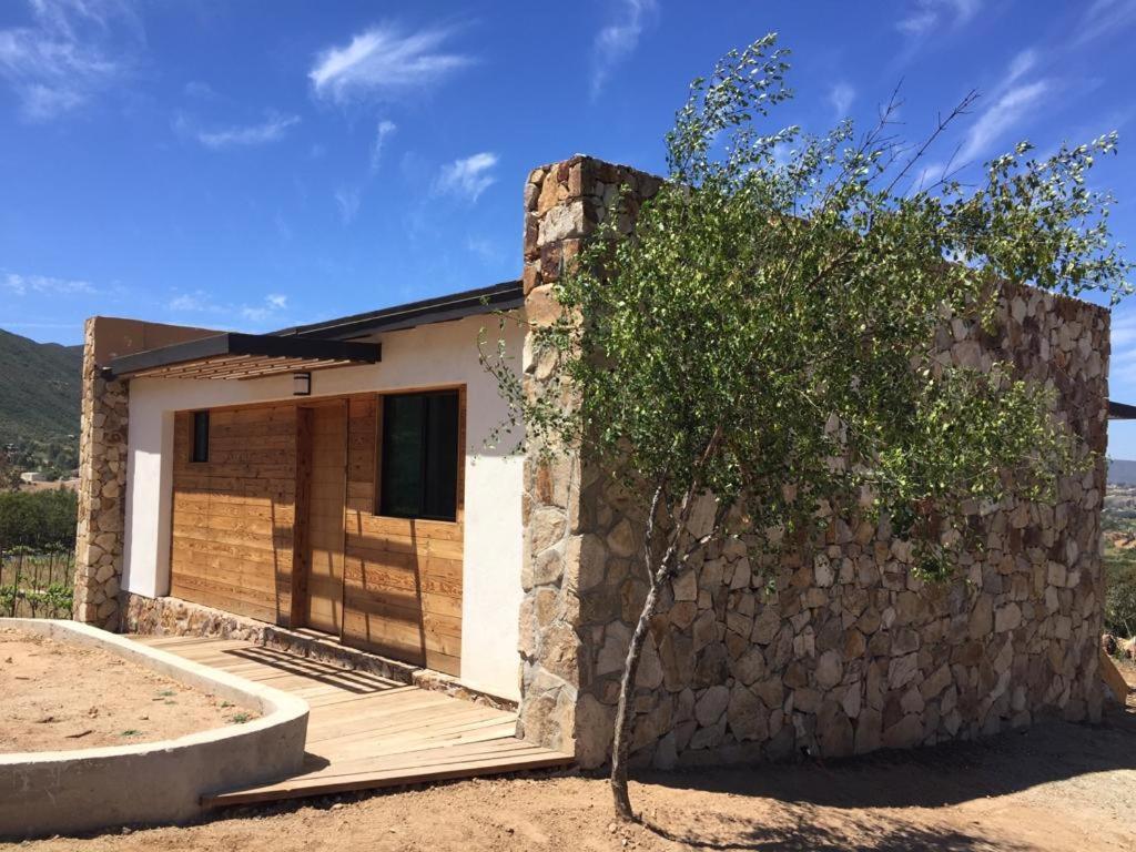 Chalet Nativo - Fabulous Terrace & Vineyard Valle de Guadalupe Bagian luar foto
